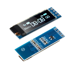 Alternative view of Module Ecran LCD 0.91 pouce OLED 128x32, 3.3V/5V SSD1306 I2C Blanc / Bleu