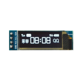 Module Ecran LCD 0.91 pouce OLED 128x32, 3.3V/5V SSD1306 I2C Blanc / Bleu