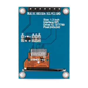 Alternative view of Module Ecran LCD 1.3 pouce IPS 240x240, 3.3V/5V ST7789 SPI