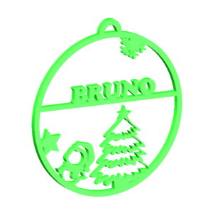 Boule Noël Prénom Déco Sapin DN25007